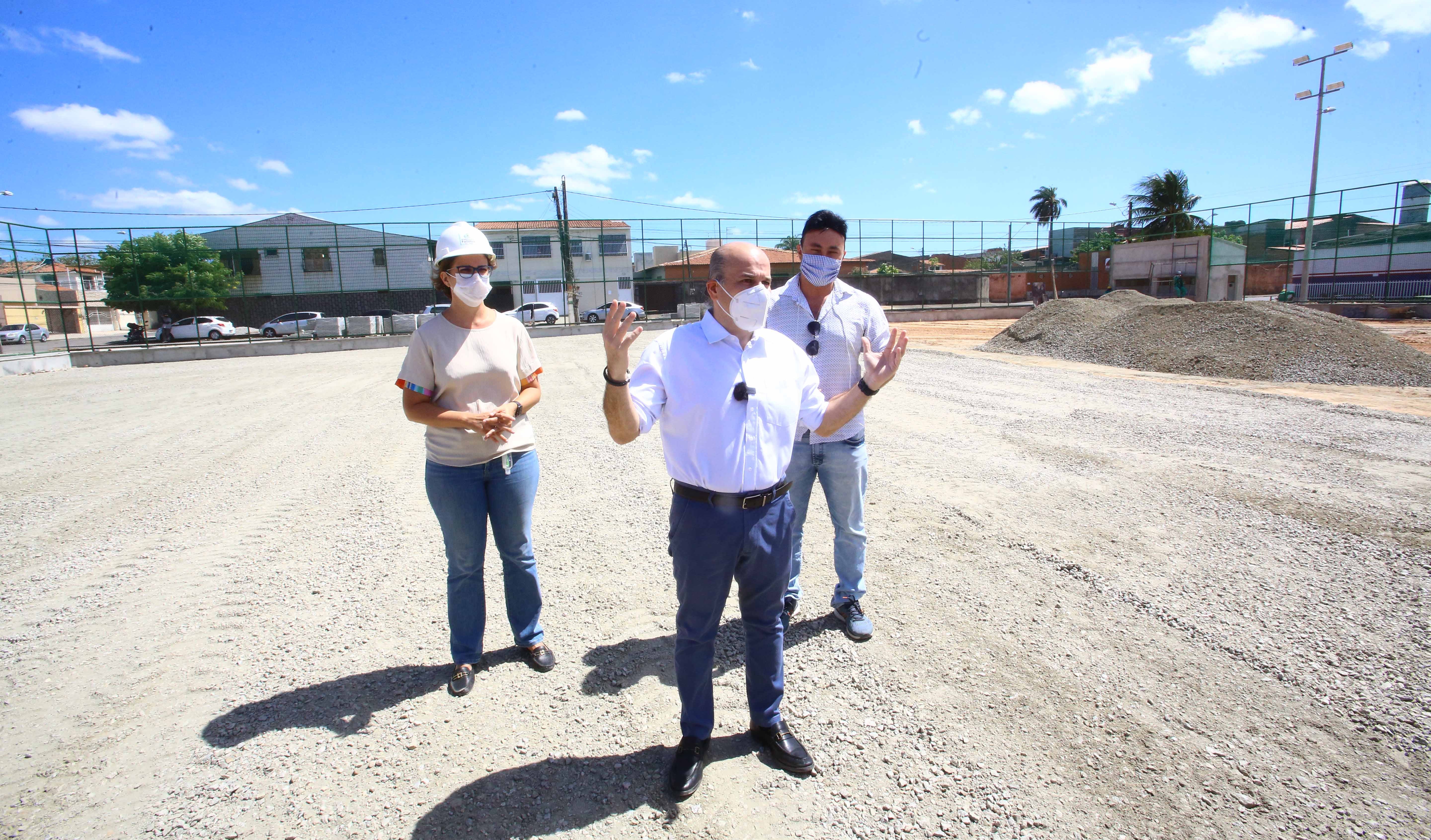 Fóruns Territoriais de Fortaleza - Fórun Territorial Parquelândia, Parque Araxá, Amadeu Furtado e Rodolfo Teófilo - Prefeito Roberto Cláudio visita obras em equipamentos de lazer da Regional III