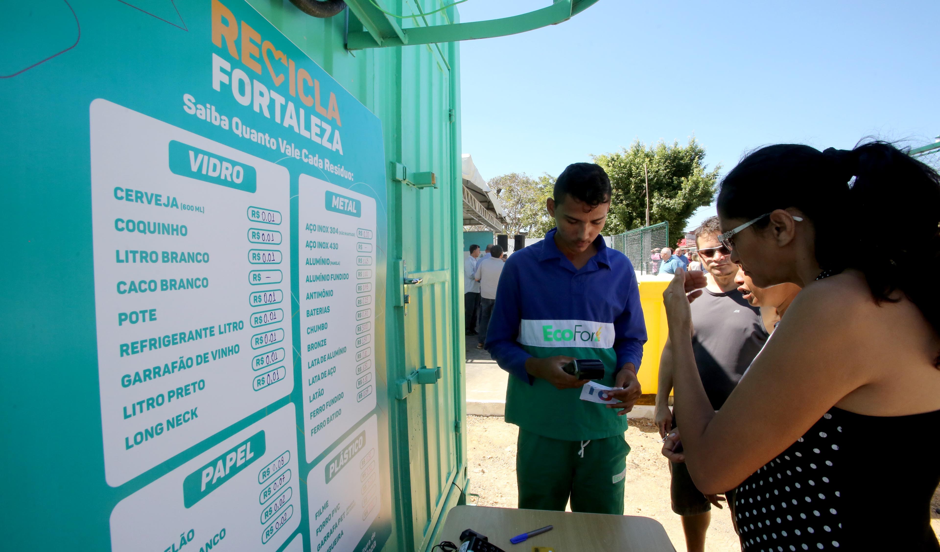 Fóruns Territoriais de Fortaleza - Fórun Territorial Conjunto Palmeiras e Jangurussu - Prefeitura inaugura 70º Ecoponto da cidade no Conjunto Santa Filomena com programa Recicla Fortaleza