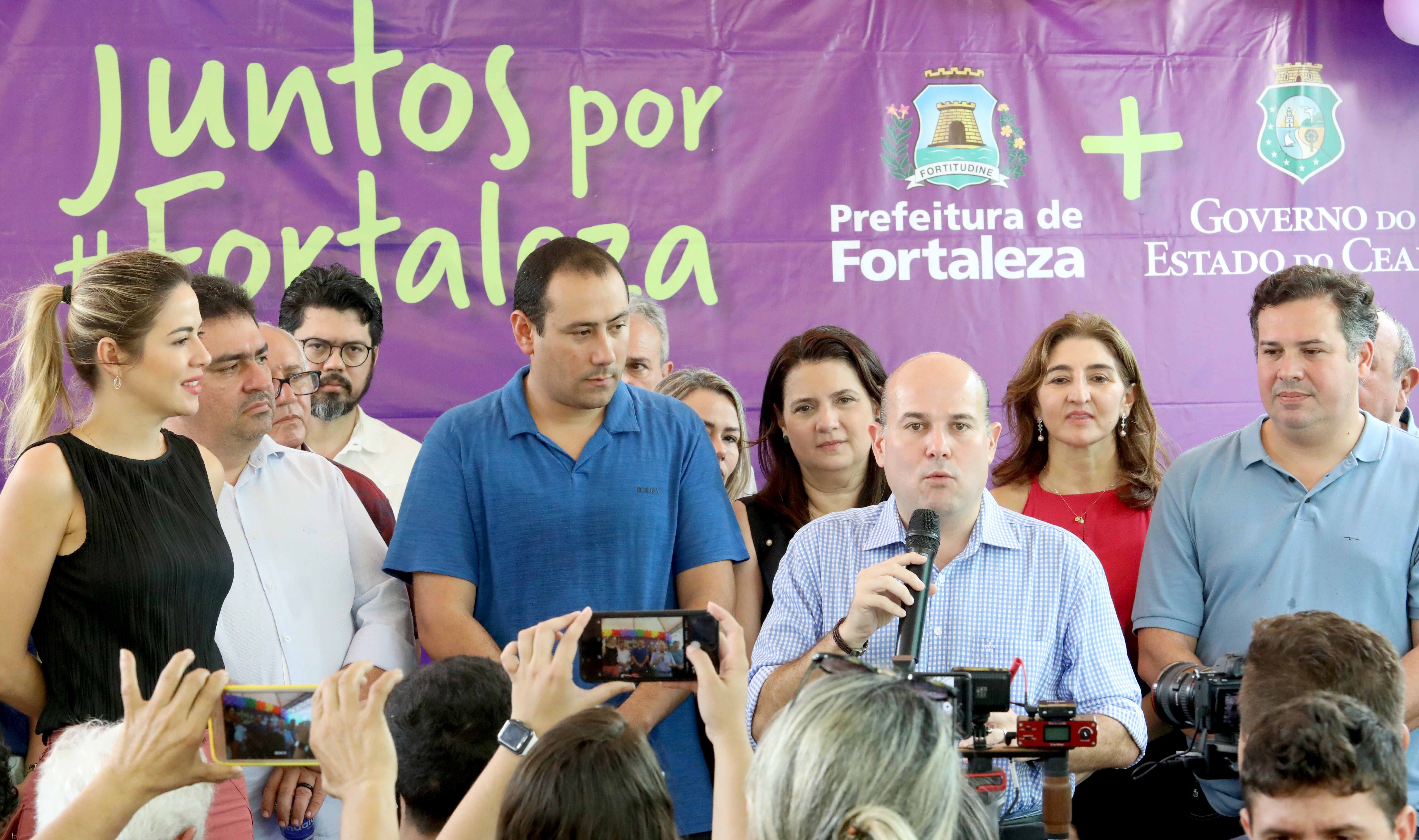 Fóruns Territoriais de Fortaleza - Fórun Territorial Conjunto Palmeiras e Jangurussu - Prefeito Roberto Cláudio e primeira-dama do Estado Onélia Santana inauguram Centro de Educação Infantil no Jangurussu