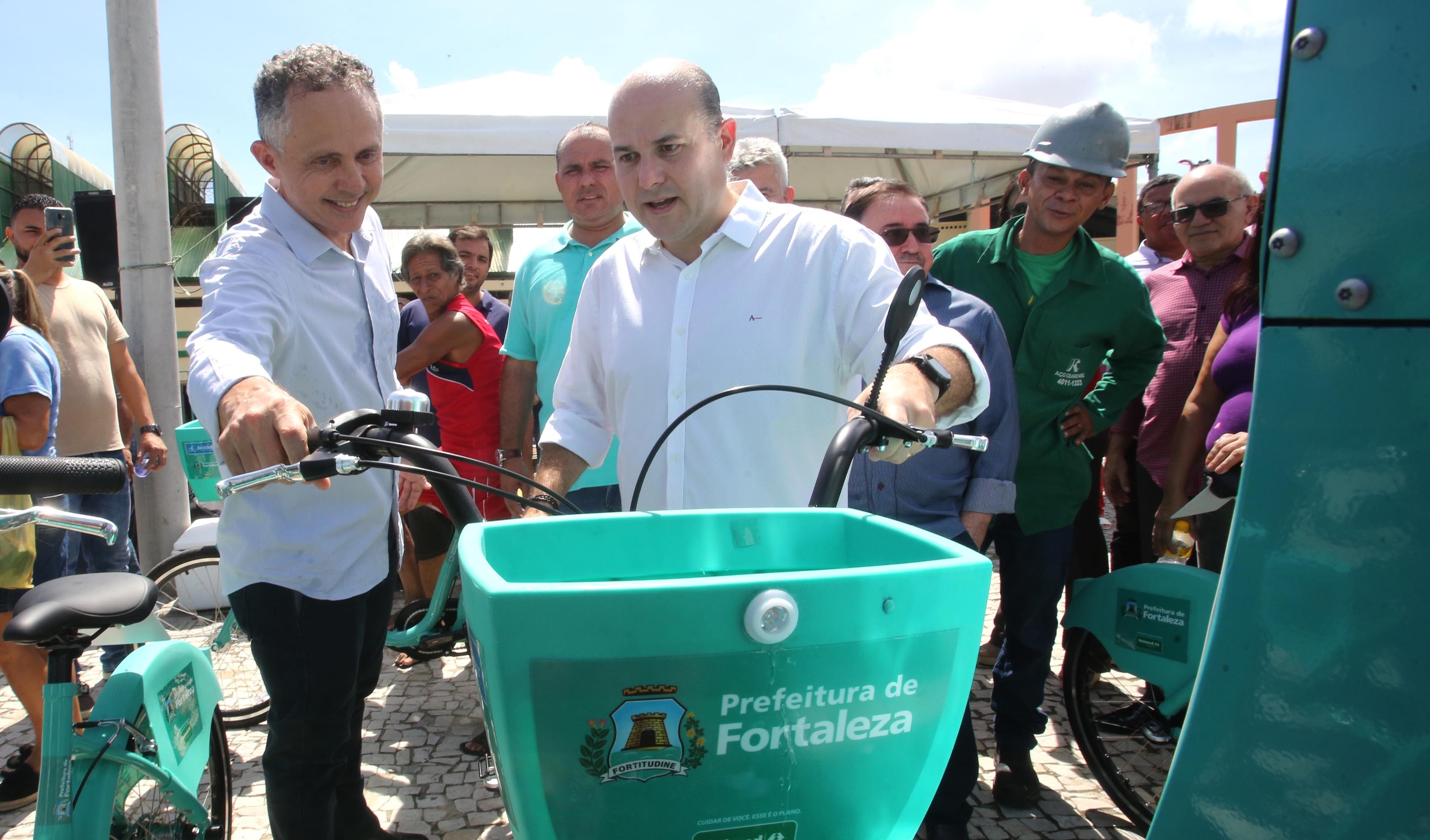 Fóruns Territoriais de Fortaleza - Fórun Territorial Centro, Moura Brasil e Praia de Iracema - Prefeito Roberto Cláudio inaugura quarto lote de novas estações do Bicicletar