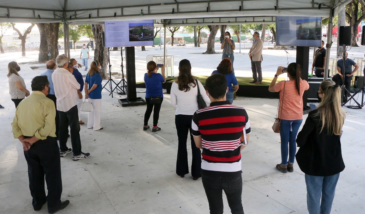 Fóruns Territoriais de Fortaleza - Fórun Territorial Centro, Moura Brasil e Praia de Iracema - Prefeitura de Fortaleza apresenta projeto de requalificação da Praça José de Alencar