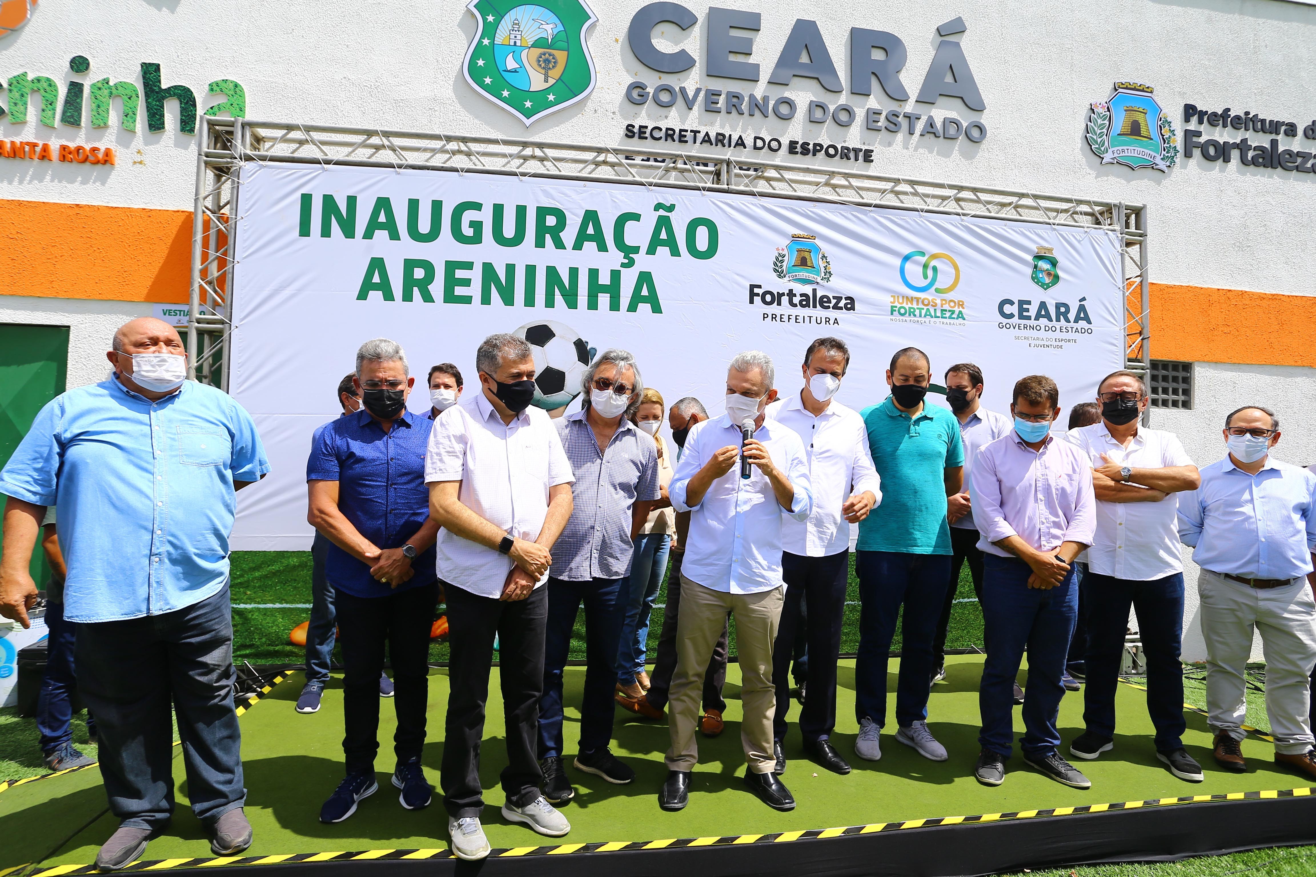 Fóruns Territoriais de Fortaleza - Fórun Territorial Coaçu, Paupina e São Bento - Prefeitura de Fortaleza e Governo do Ceará inauguram areninha no bairro Coaçu