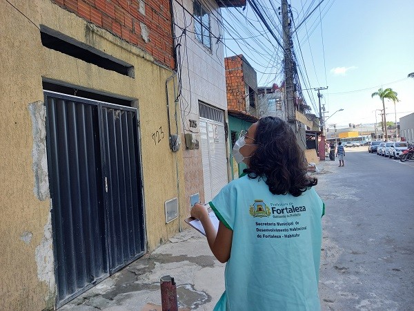 Fóruns Territoriais de Fortaleza - Fórun Territorial Edson Queiroz, Sapiranga-Coité e Sabiaguaba - Habitafor realiza checklist de imóveis na comunidade Riacho Doce