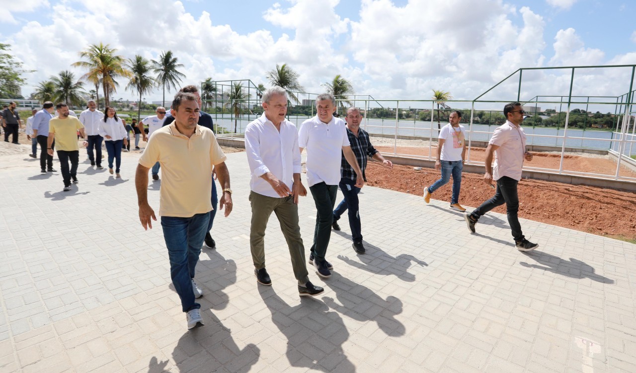 Fóruns Territoriais de Fortaleza - Fórun Territorial Mondubim, Maraponga, Jardim Cearense e Manoel Sátiro - Sarto vistoria obras de urbanização na lagoa do Mondubim